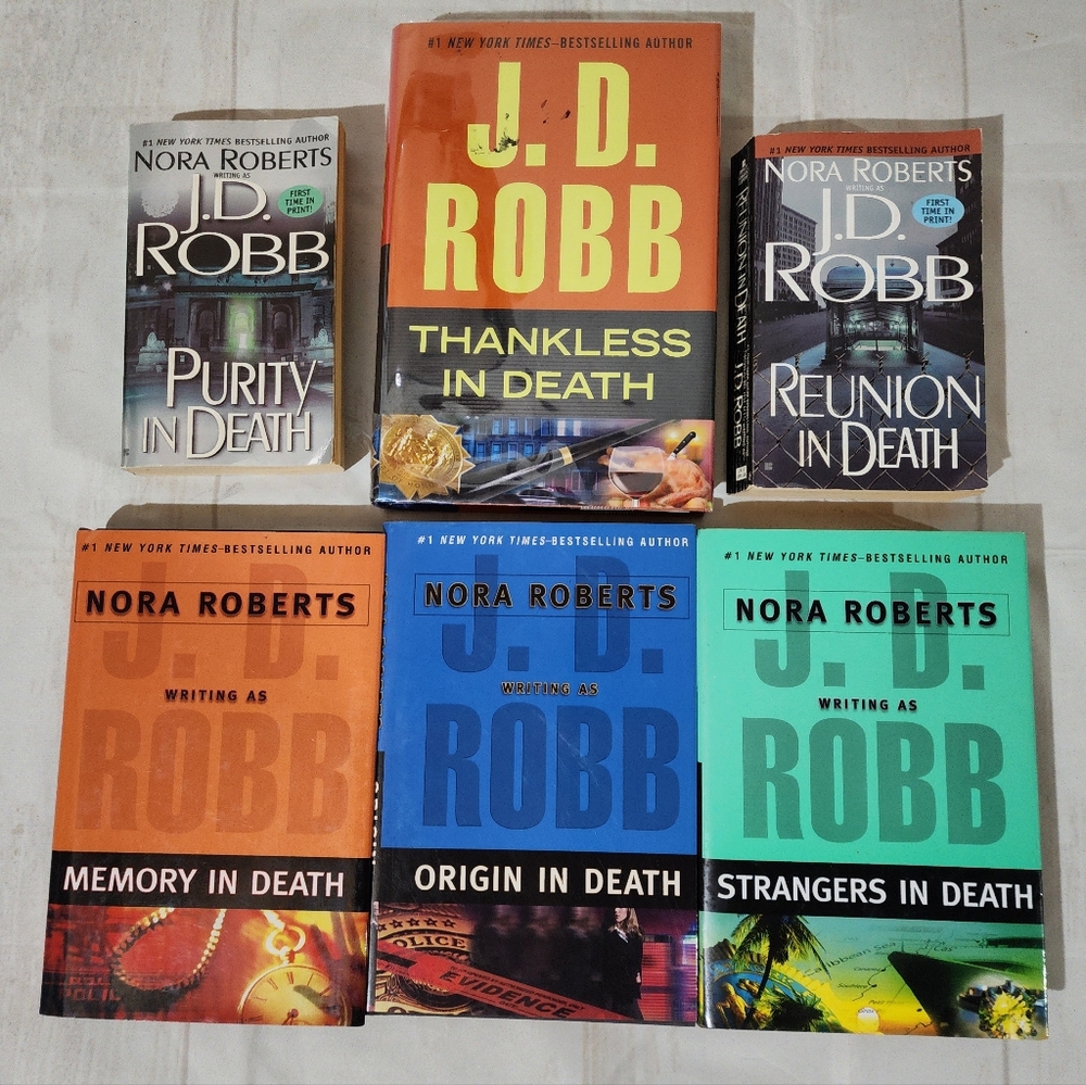 JD Robb In Death Series Set of 6 books